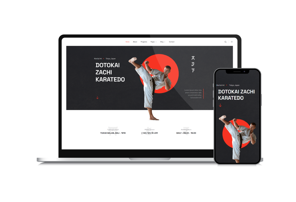 Sidekick by Black Belt Membership website development mock-up