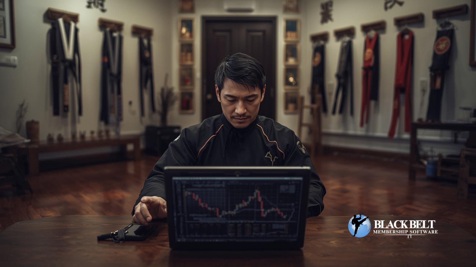 Martial arts instructor managing school budget